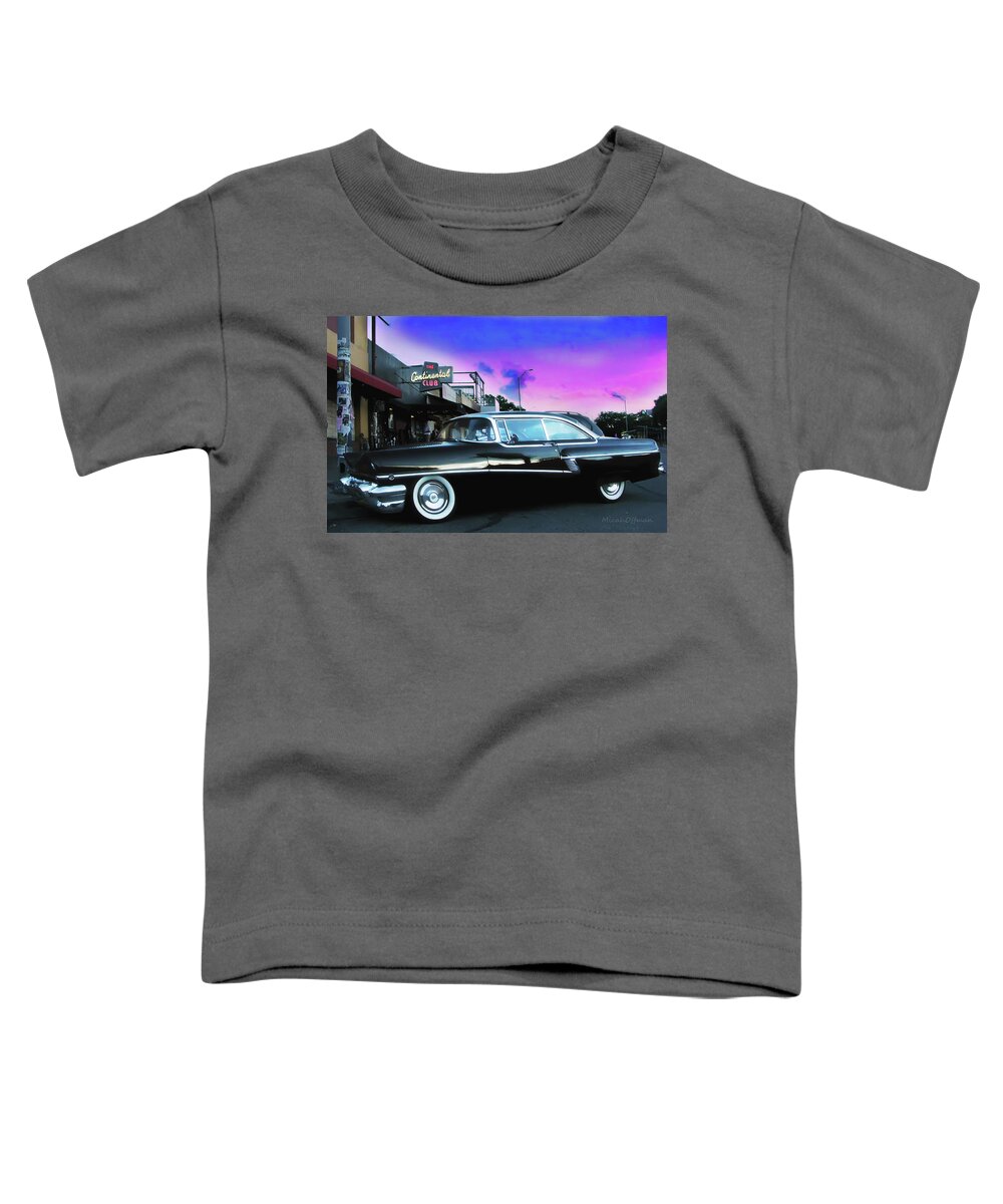 Continental Club Toddler T-Shirt featuring the photograph Continental Club by Micah Offman
