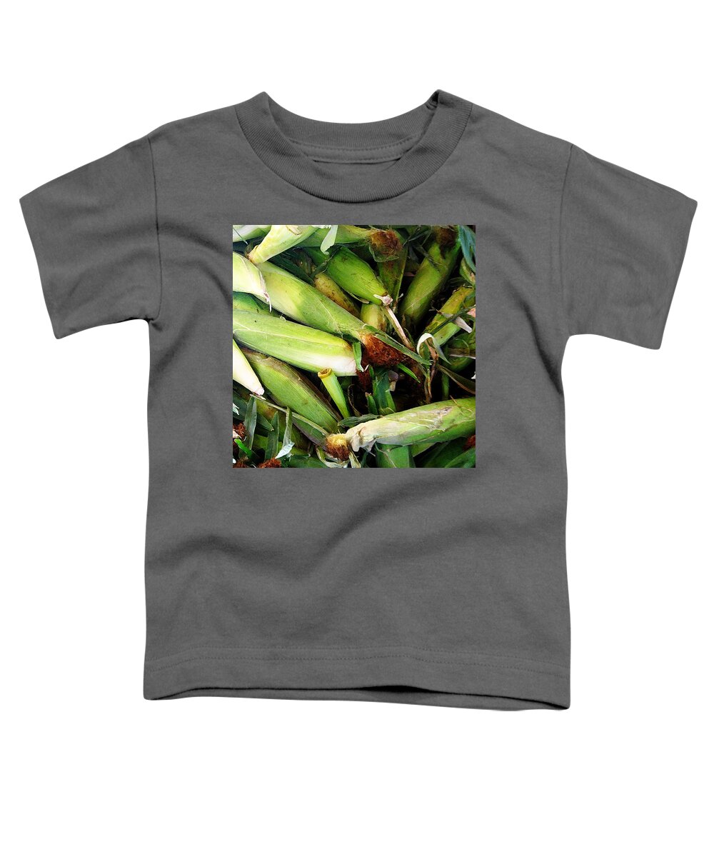 Fruit Toddler T-Shirt featuring the photograph Corn by John Vincent Palozzi