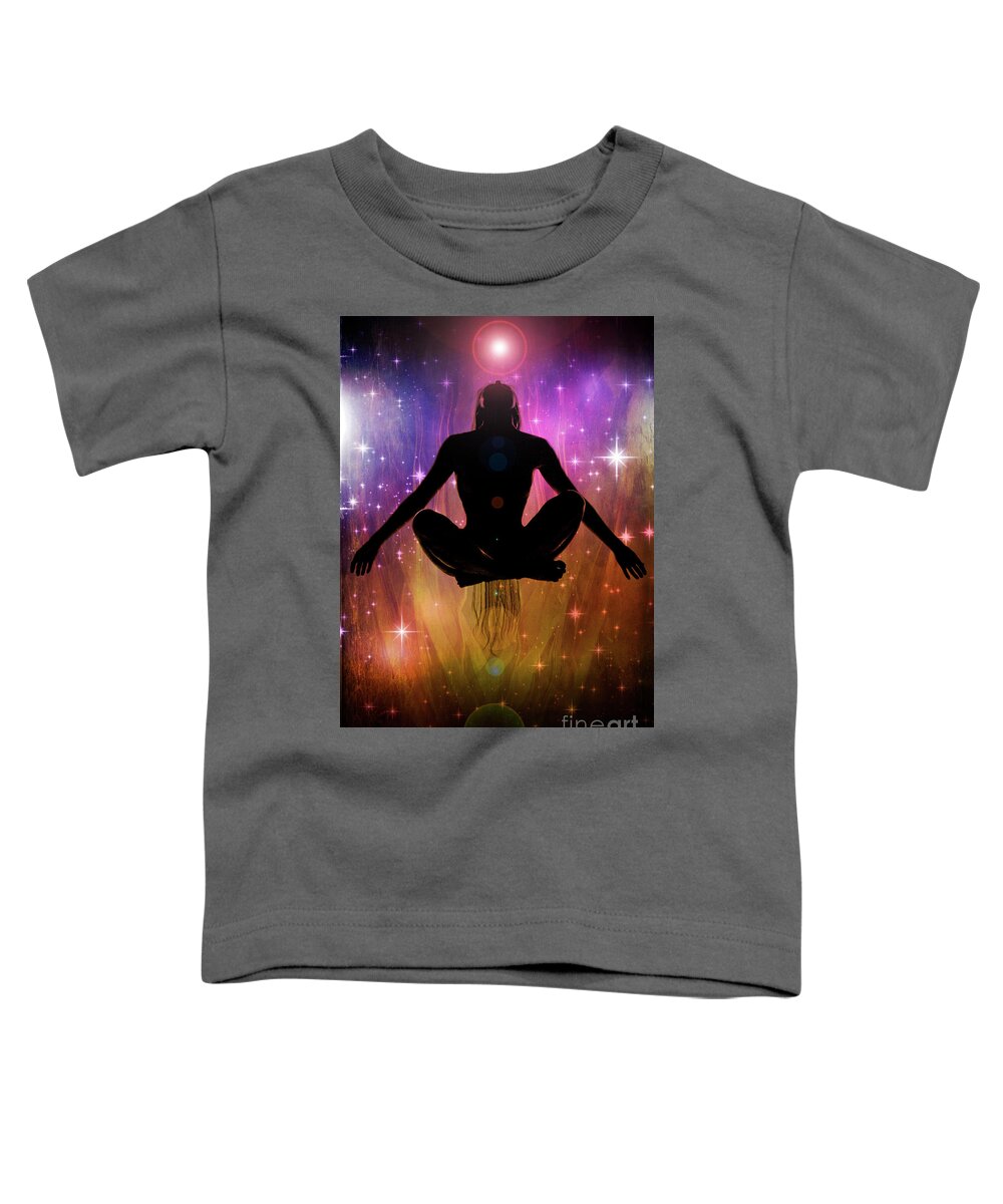 Festblues Toddler T-Shirt featuring the photograph Cosmic Enlightenment... by Nina Stavlund