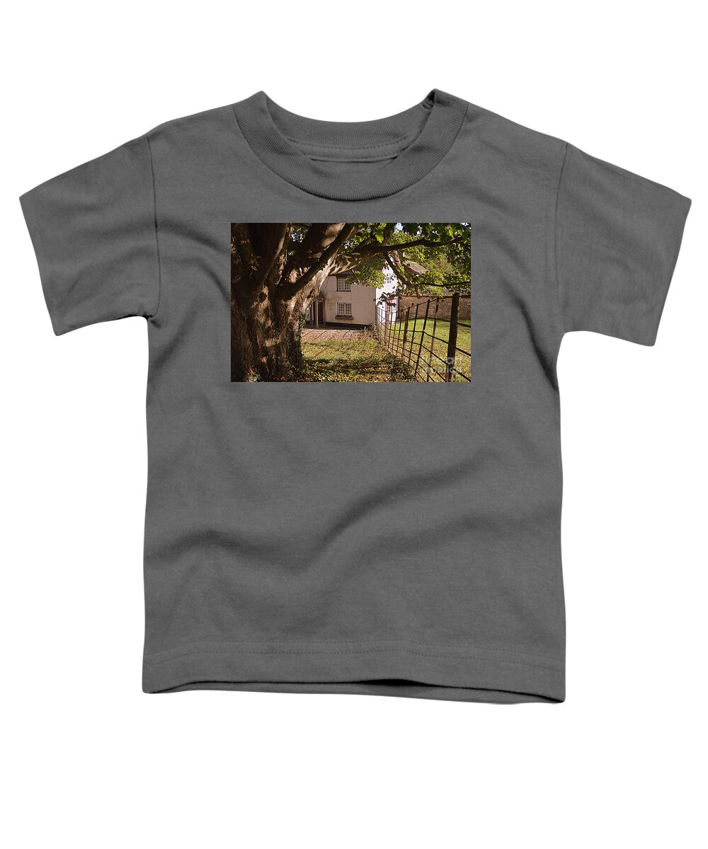 Cottage Toddler T-Shirt featuring the photograph Cottage Fence by Andy Thompson