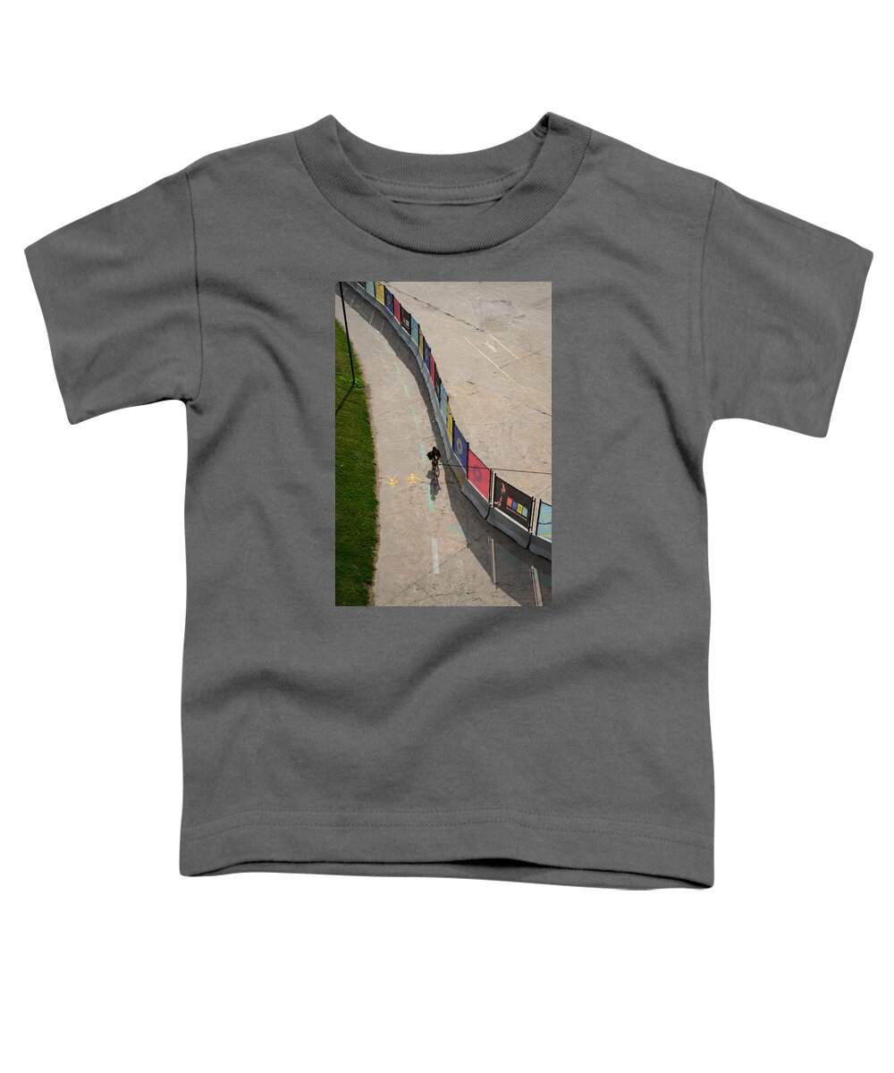 Landscape Toddler T-Shirt featuring the photograph Courbes by Jean-Marc Robert