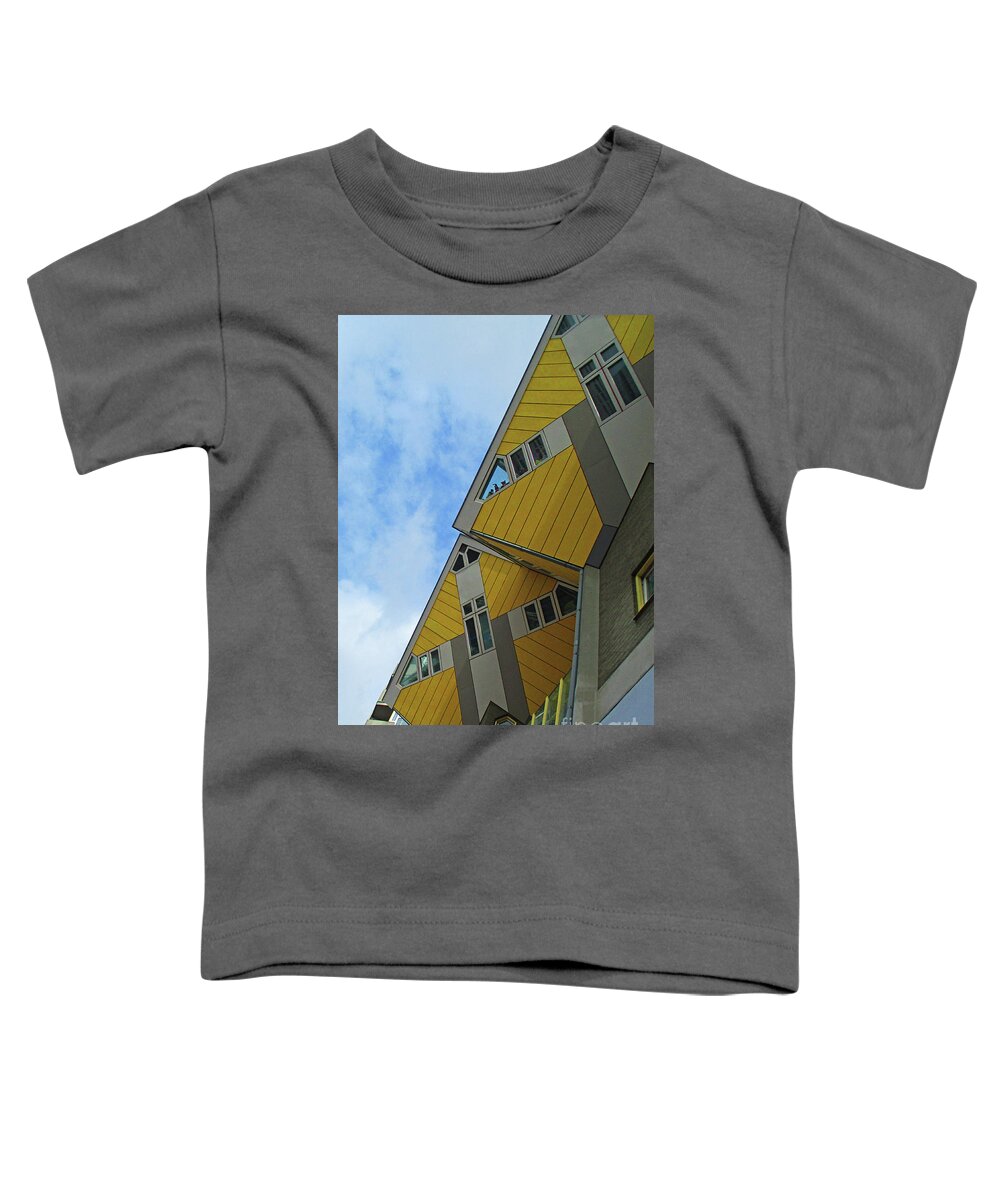 Rotterdam Toddler T-Shirt featuring the photograph Cube Houses 33 by Randall Weidner