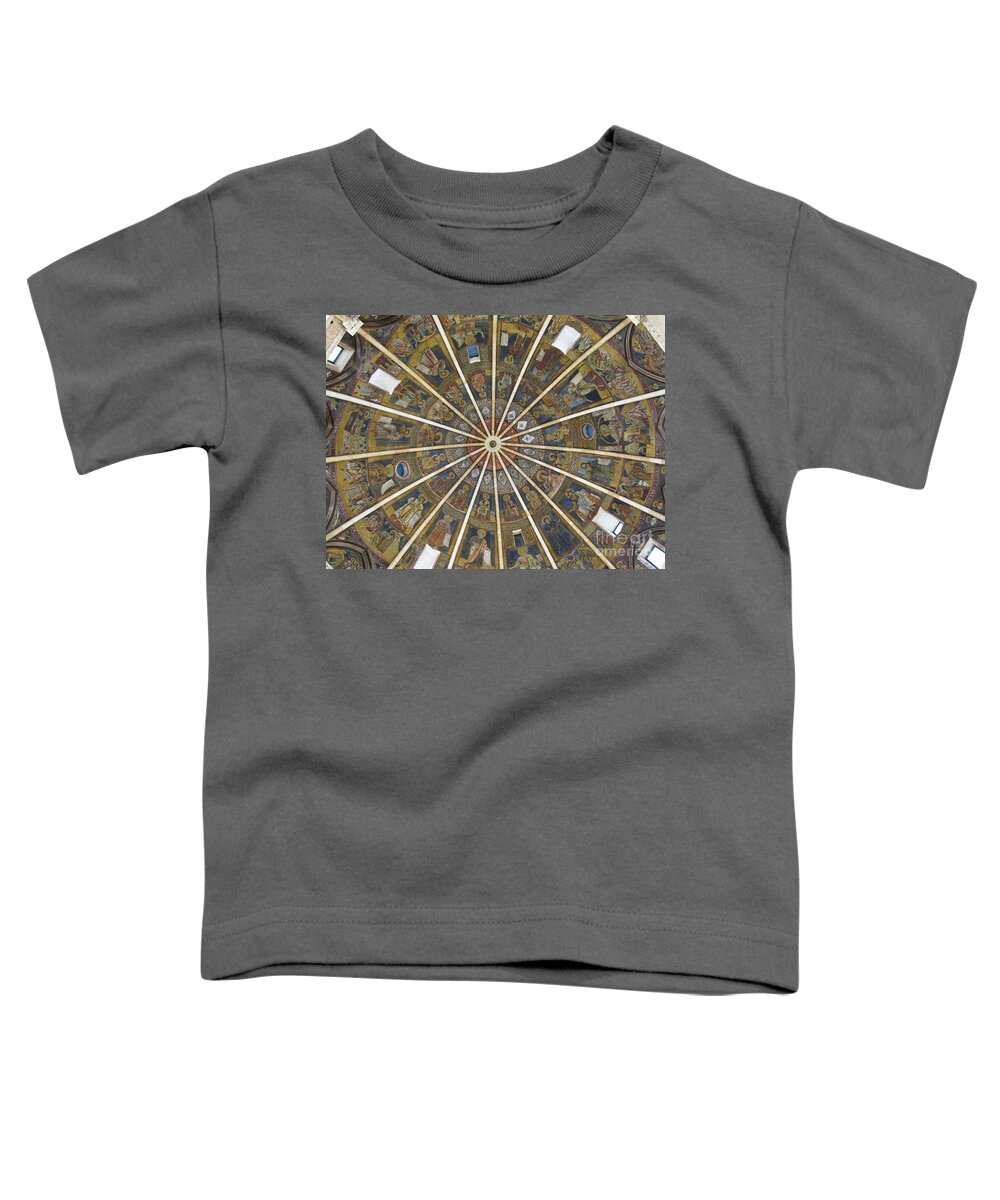 Dome Toddler T-Shirt featuring the photograph Cupola Battistero di Parma by Riccardo Mottola