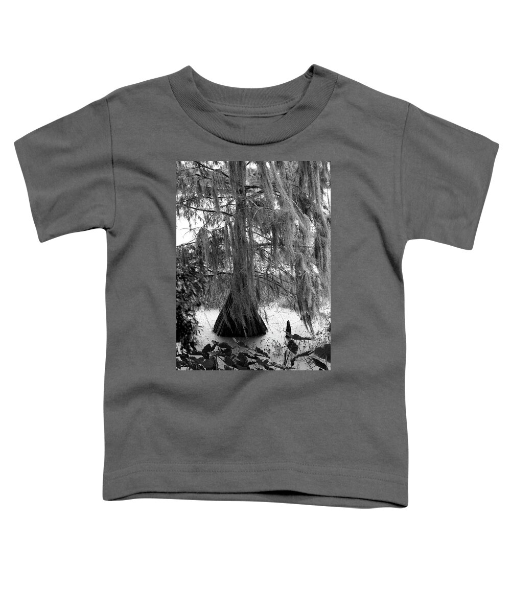 Cypress Toddler T-Shirt featuring the photograph Cypress Monster by Nancy Dinsmore