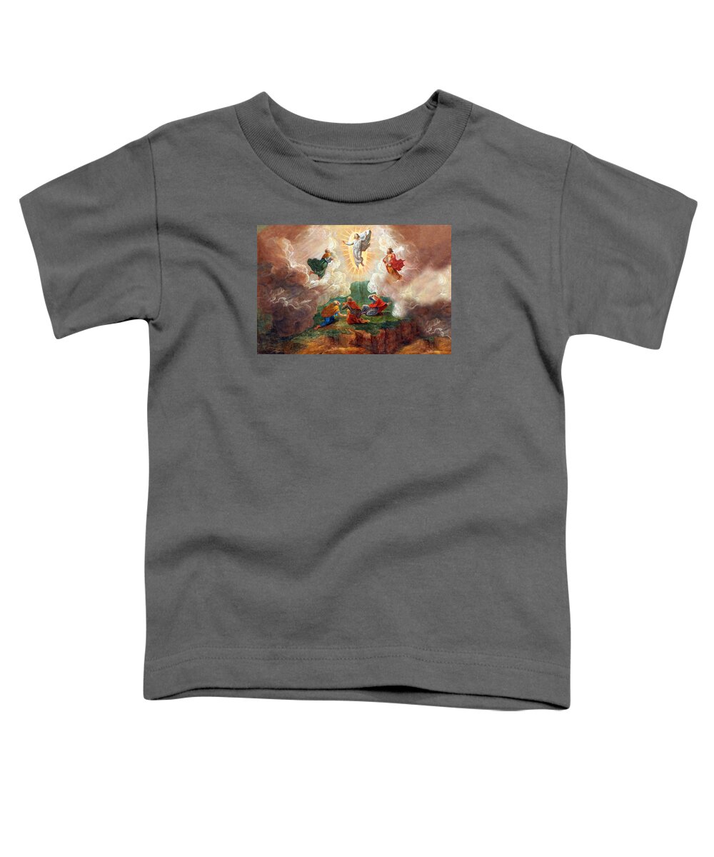 Resurrection Of Christ Toddler T-Shirt featuring the painting D. Nollet The Transfiguration by Munir Alawi