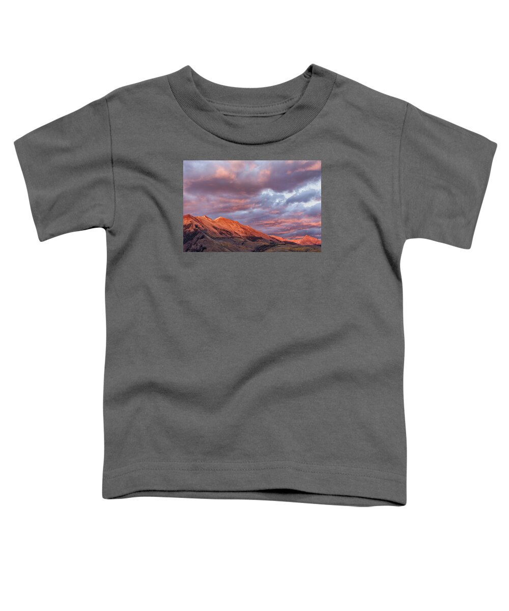Mountains Toddler T-Shirt featuring the photograph Darkness Fell by Denise Bush