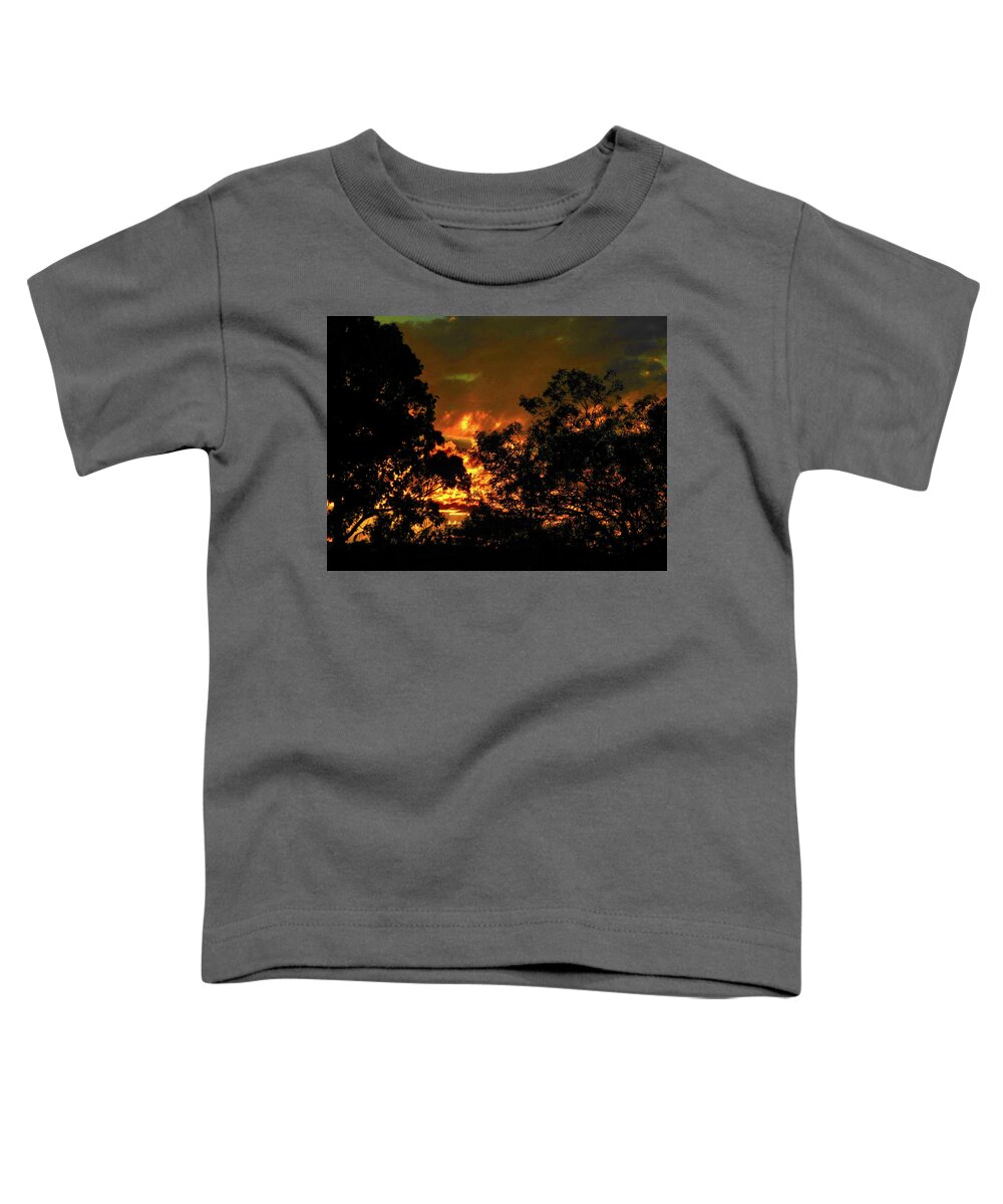 Sunrise Toddler T-Shirt featuring the photograph Daybreak by Mark Blauhoefer