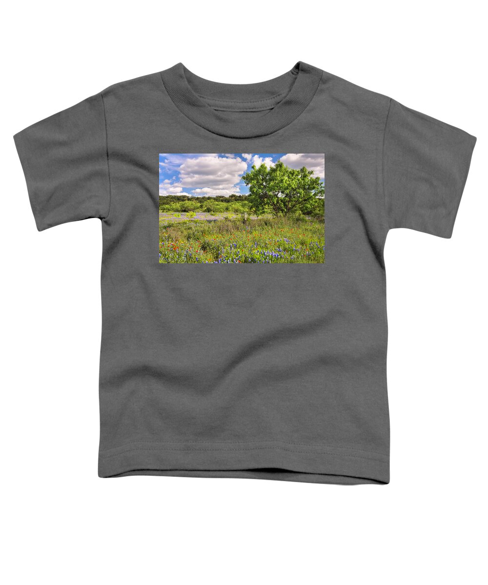 Texas Hill Country.springtime Toddler T-Shirt featuring the photograph Daydreamin' by Lynn Bauer