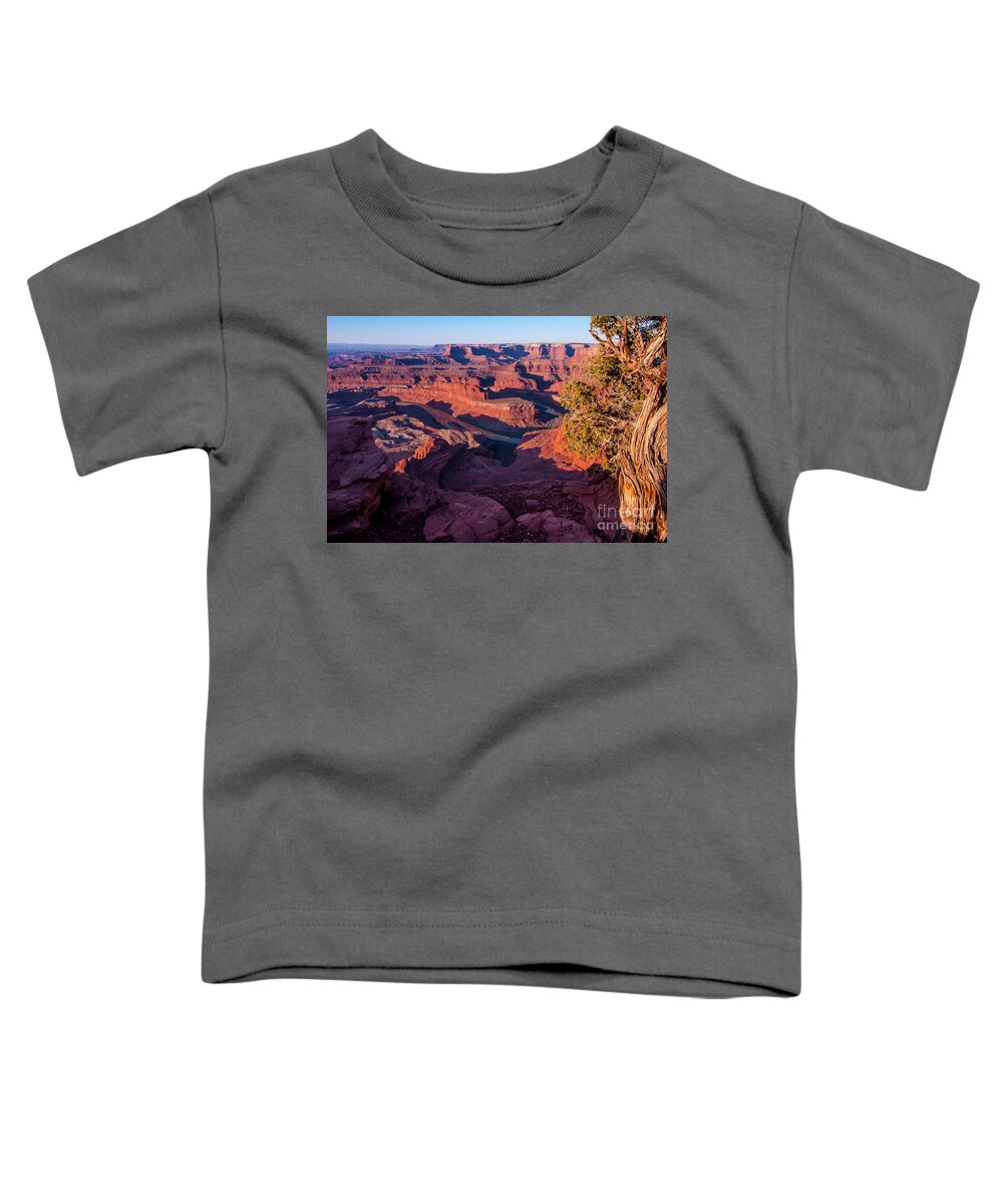 Dead Horse Point Toddler T-Shirt featuring the photograph Dead Horse Point Sunrise - Utah by Gary Whitton