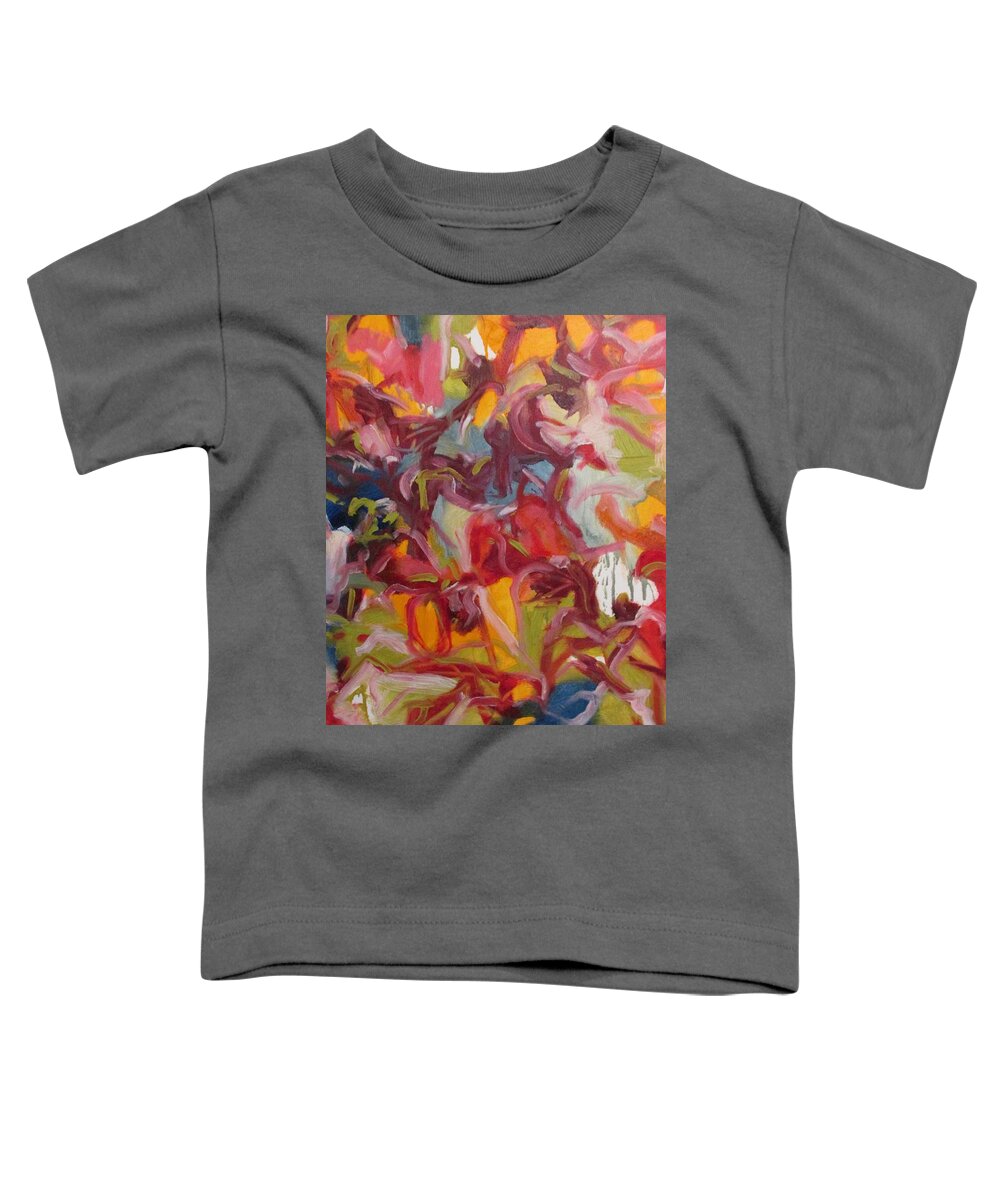 Landscape Toddler T-Shirt featuring the painting Deep Happiness by Steven Miller