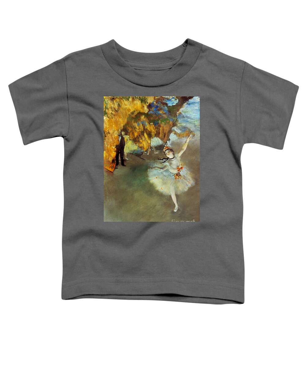 19th Century Toddler T-Shirt featuring the painting The Star, 1876-77 by Edgar Degas