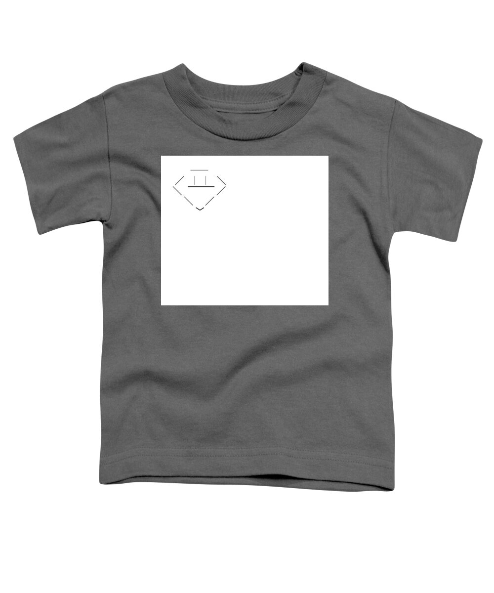 #diamond Toddler T-Shirt featuring the digital art Diamond by Sari Kurazusi