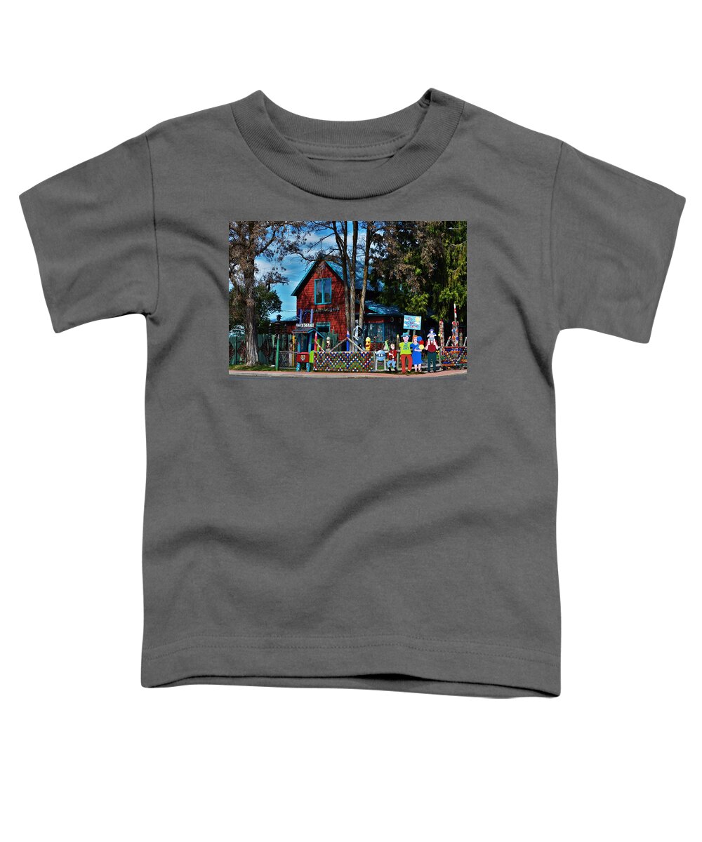 Art Toddler T-Shirt featuring the photograph Dick And Jane's Spot by Lkb Art And Photography