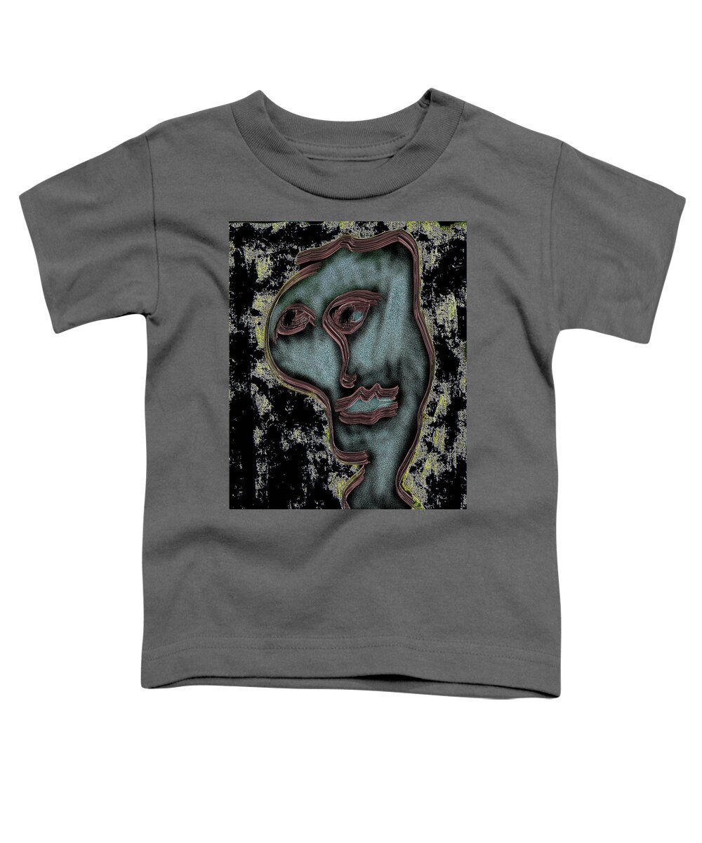 Apple Pencil Drawing Toddler T-Shirt featuring the drawing Digital Painting 071 by Bill Owen