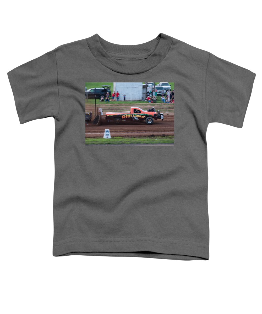 Dirt Donkey Toddler T-Shirt featuring the photograph Dirt Donkey by Holden The Moment