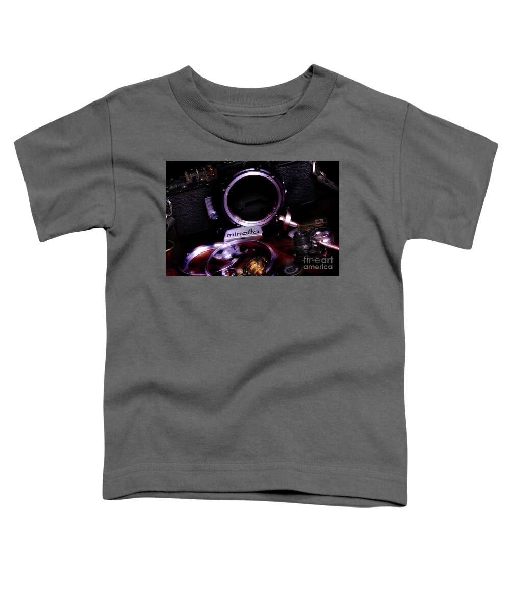 Minolta Toddler T-Shirt featuring the photograph Disassembly by Mike Eingle