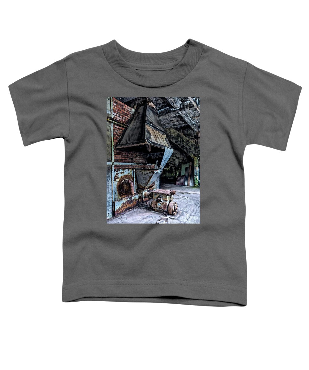 Iceland Toddler T-Shirt featuring the photograph Djupavik Herring Cannery by Tom Singleton