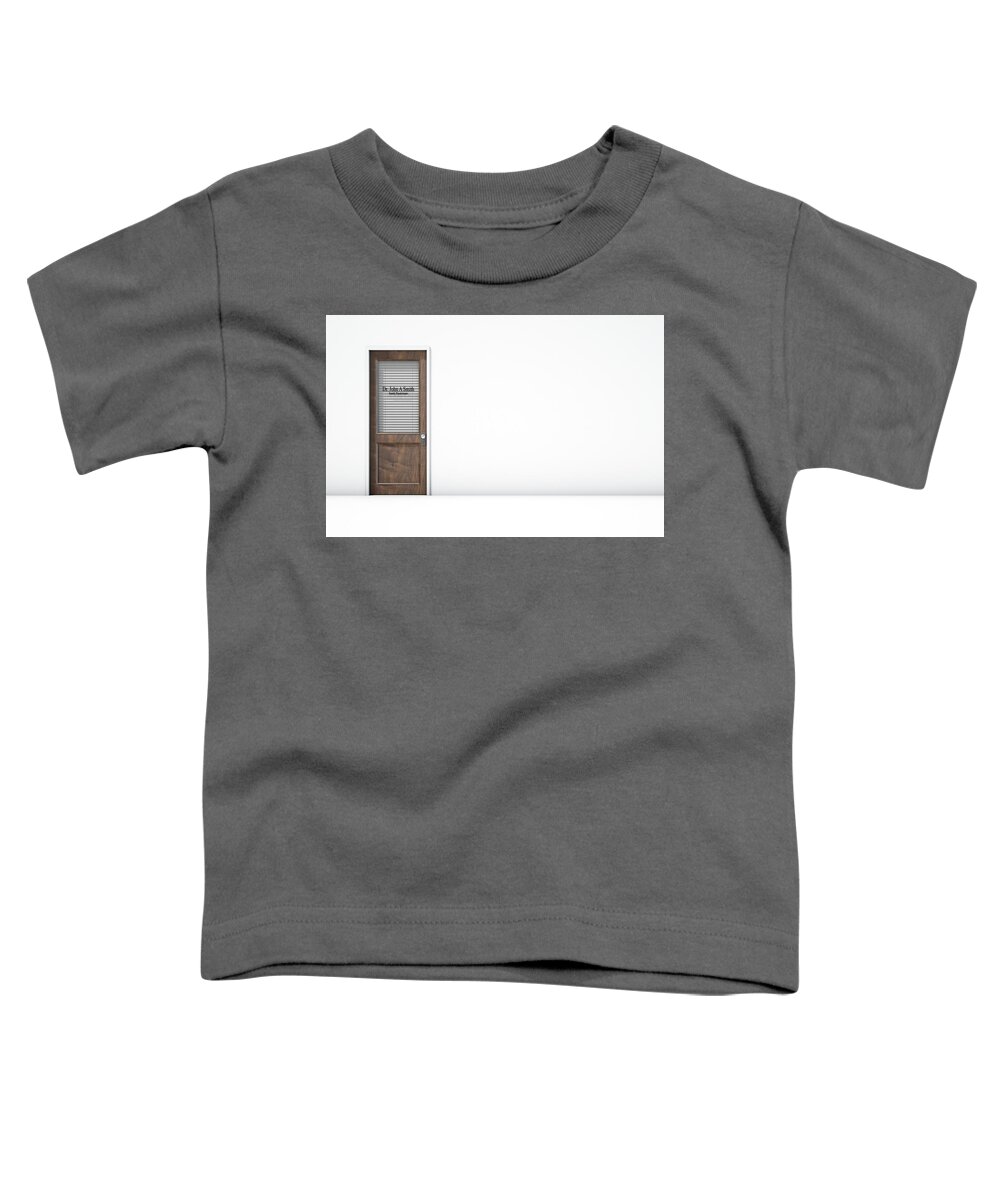 Room Toddler T-Shirt featuring the digital art Door In Doctors Room by Allan Swart
