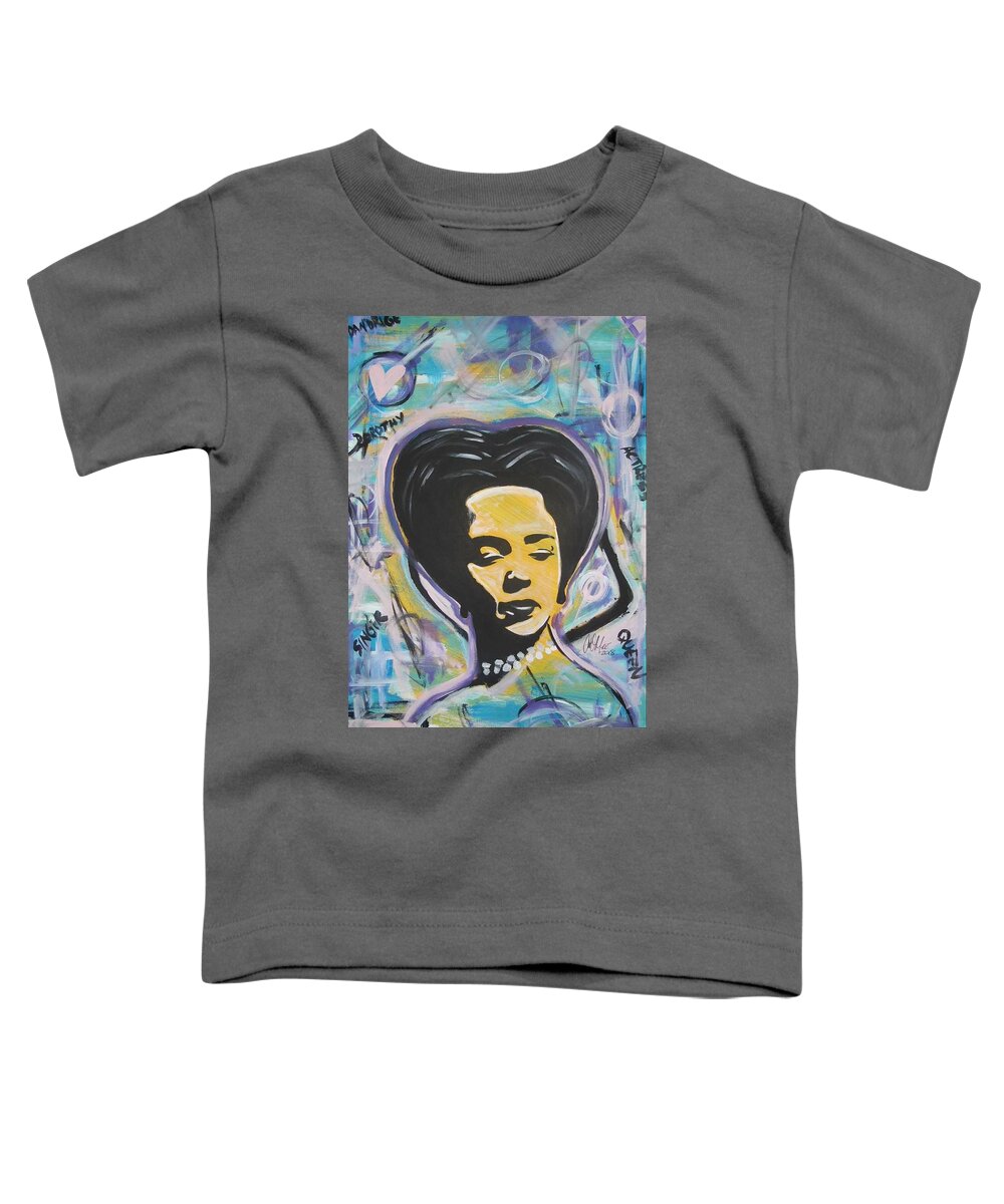 Woman Art Toddler T-Shirt featuring the painting Dorothy Dorothy by Antonio Moore