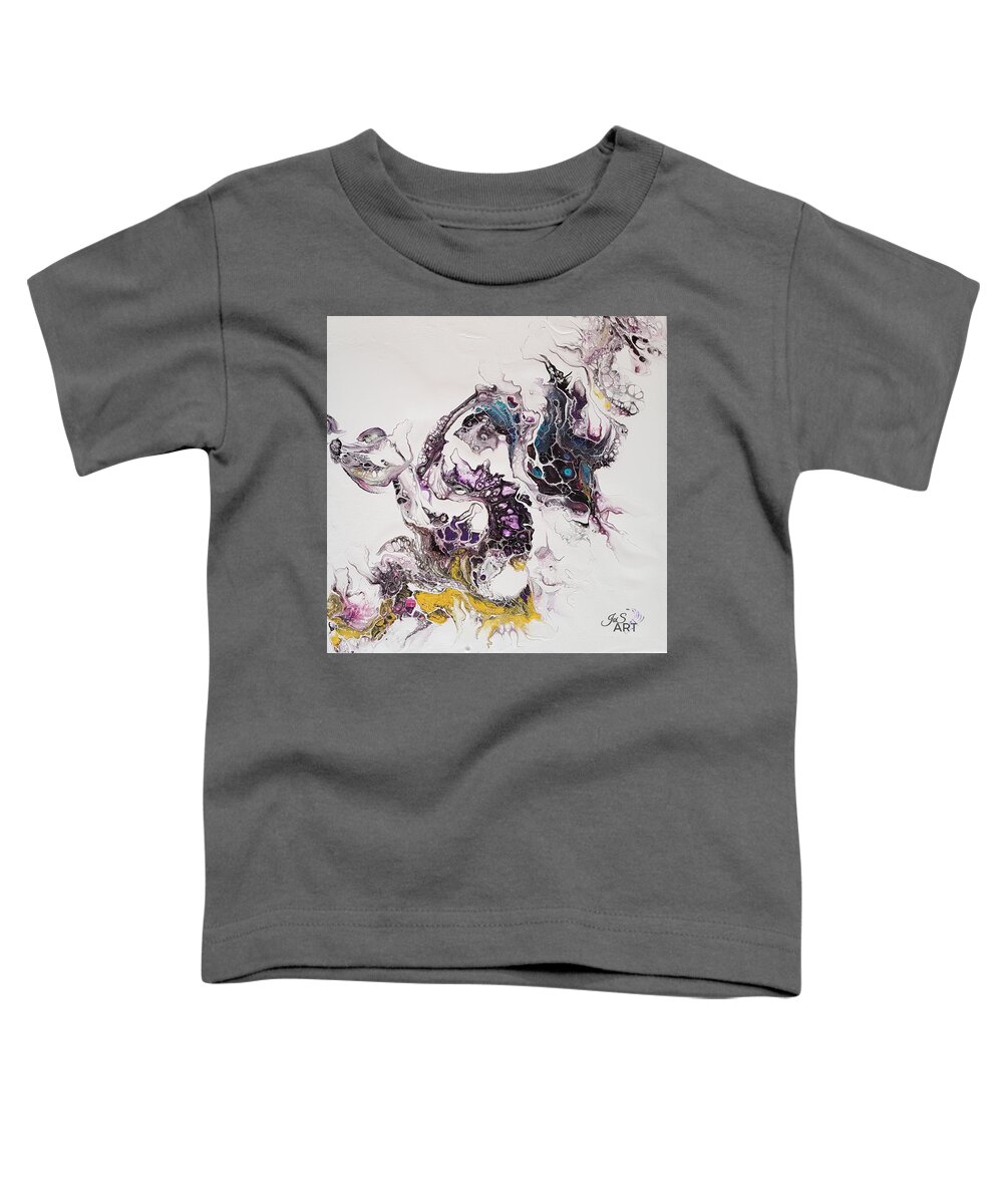 Breathe Toddler T-Shirt featuring the painting Dragon Breathe by Jo Smoley