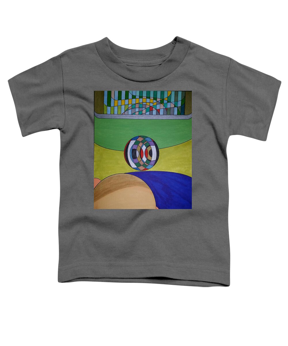 Geo - Organic Art Toddler T-Shirt featuring the painting Dream 315 by S S-ray