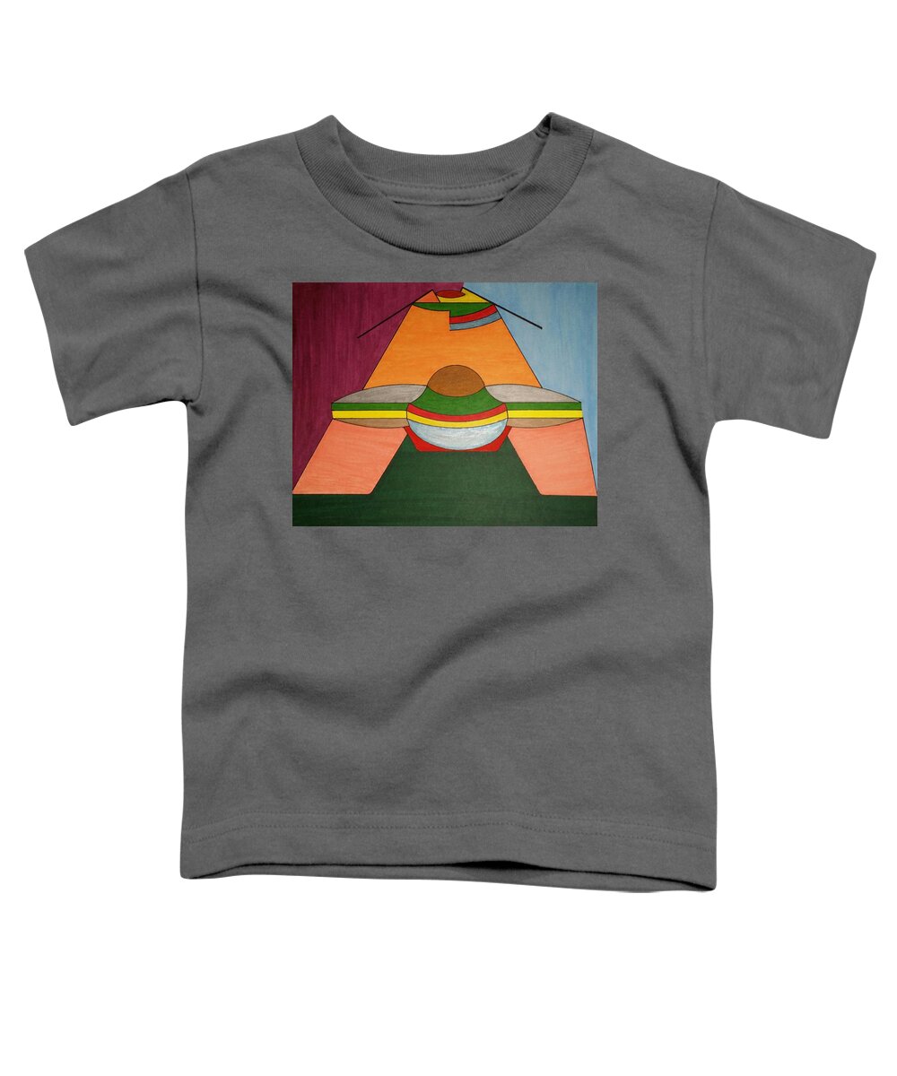 Geo - Organic Art Toddler T-Shirt featuring the painting Dream 325 by S S-ray