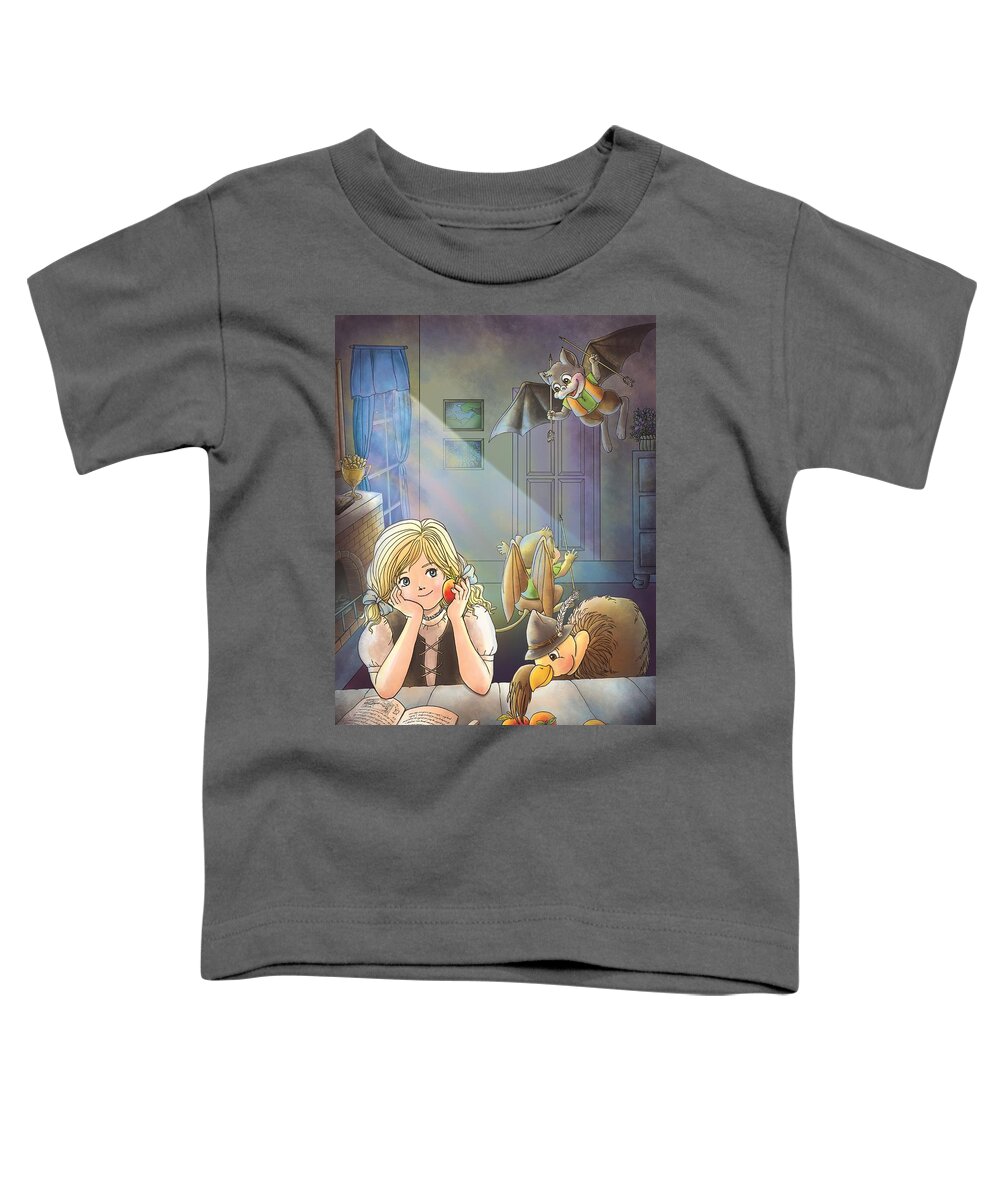 The Wurtherington Diary Toddler T-Shirt featuring the painting Dreaming of William Tell by Reynold Jay