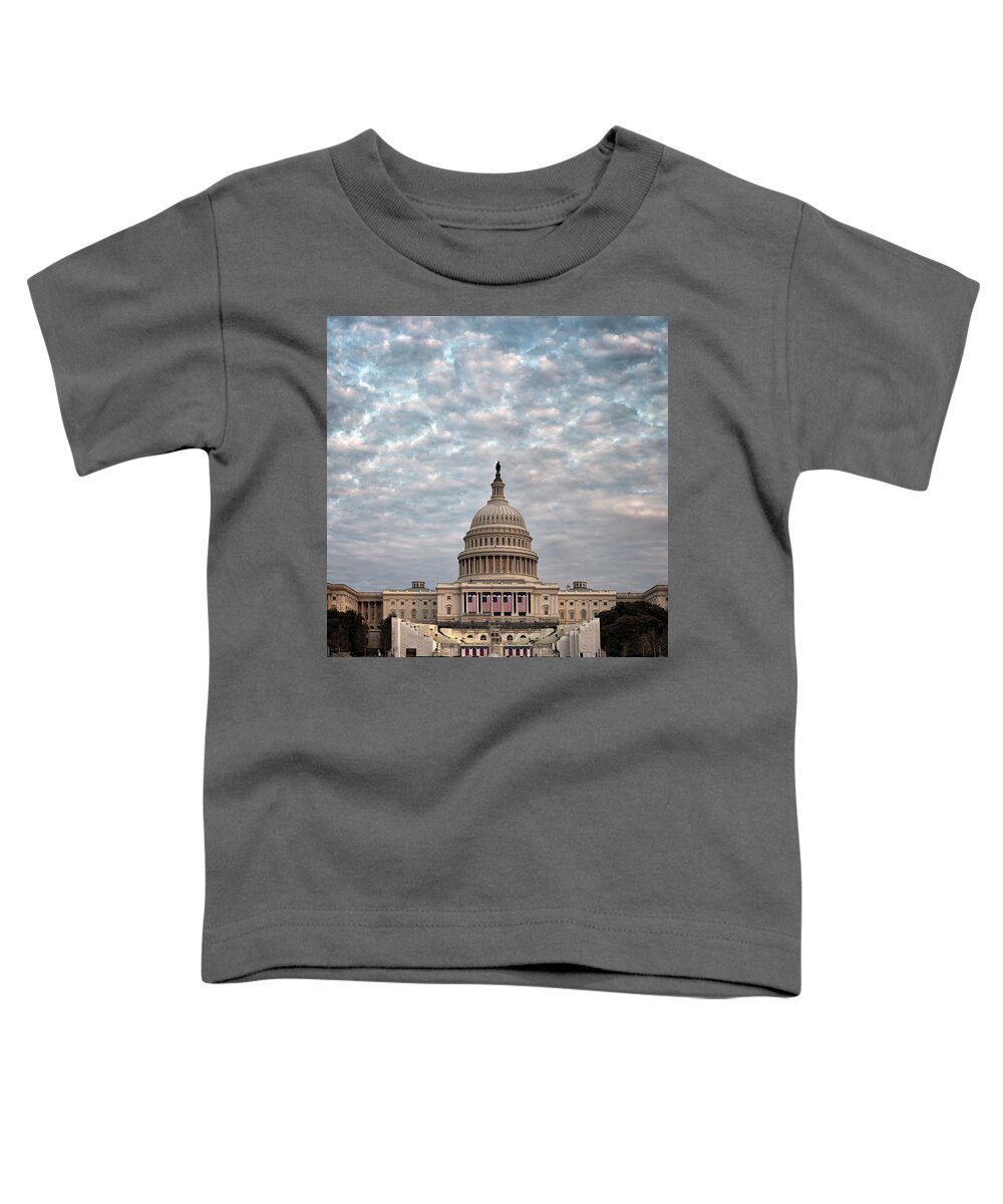 Capitol Toddler T-Shirt featuring the photograph Dressed For The Show by Robert Fawcett