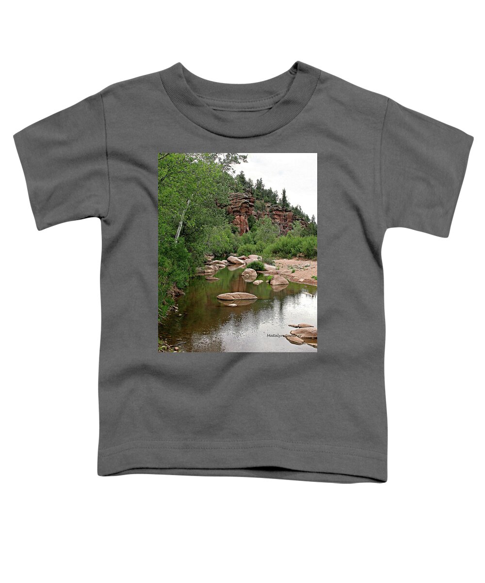 Spring Toddler T-Shirt featuring the photograph East Verde Spring Crossing by Matalyn Gardner