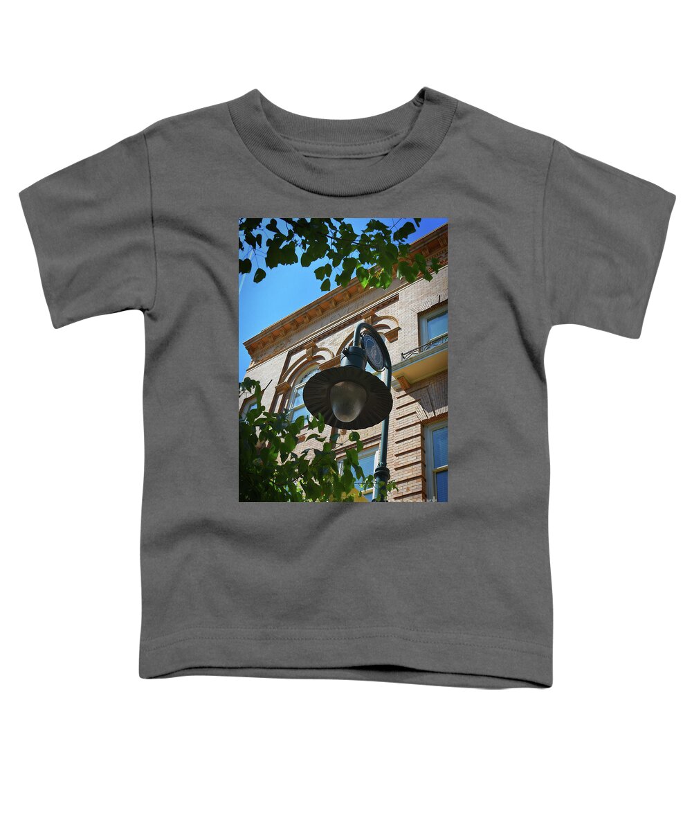 Scenic Tours Toddler T-Shirt featuring the photograph Electrifying Architecture by Skip Willits