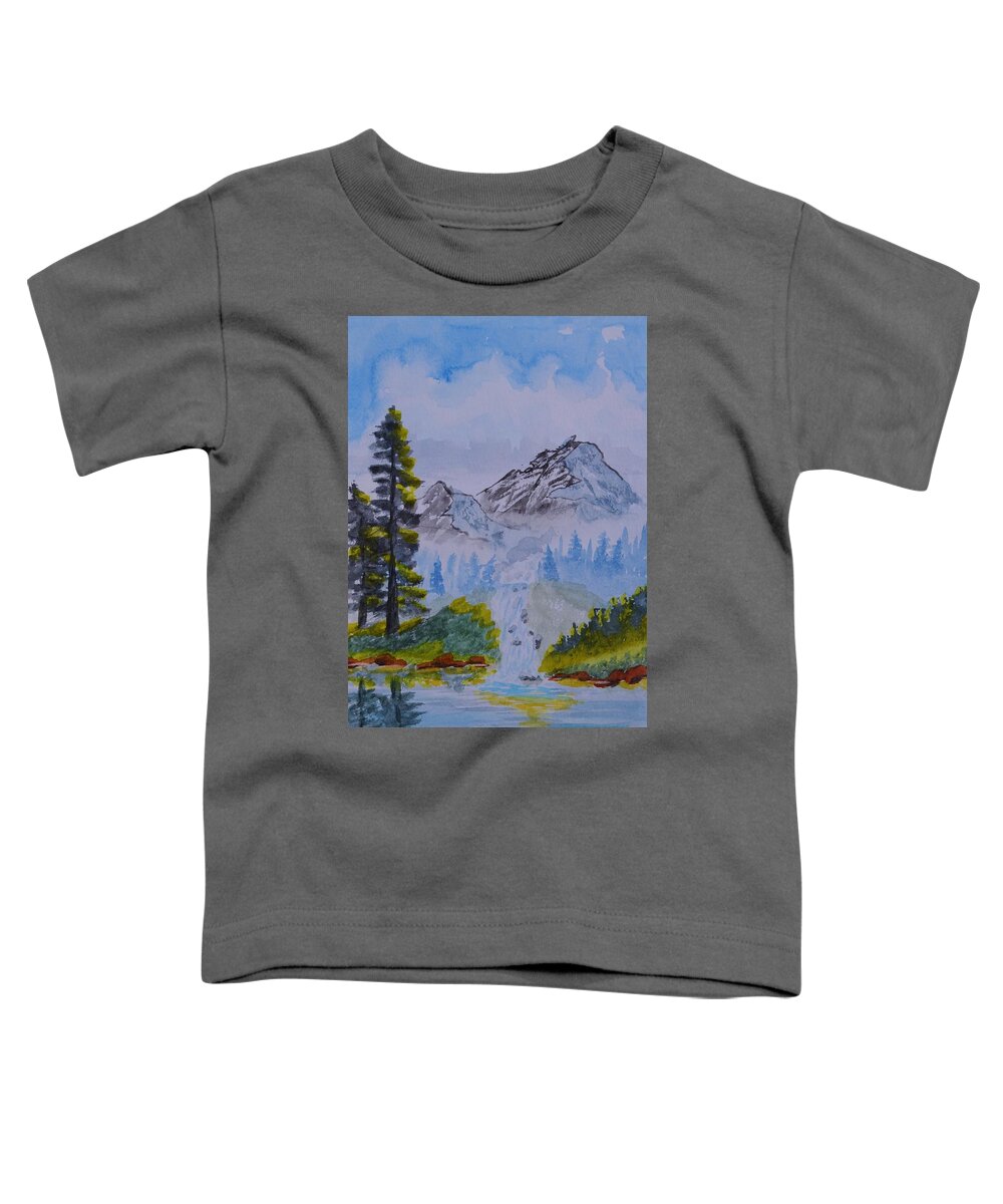 Elements Of Nature 2 Toddler T-Shirt featuring the painting Elements of Nature 2 by Warren Thompson