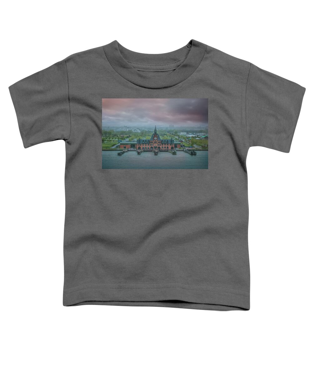 Ellis Island Toddler T-Shirt featuring the photograph Ellis Island by Elvira Pinkhas