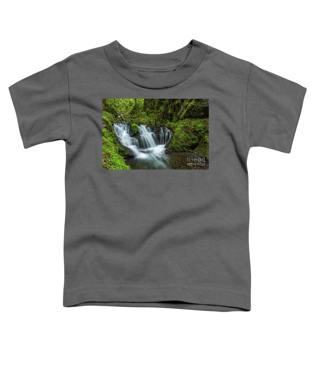 2016 Toddler T-Shirt featuring the photograph Emeral Falls Waterscape Art by Kaylyn Franks by Kaylyn Franks