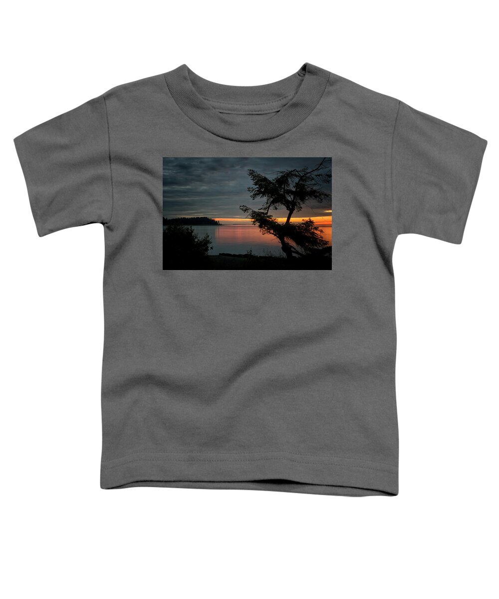 Madrona Point Toddler T-Shirt featuring the photograph End of the Trail by Randy Hall
