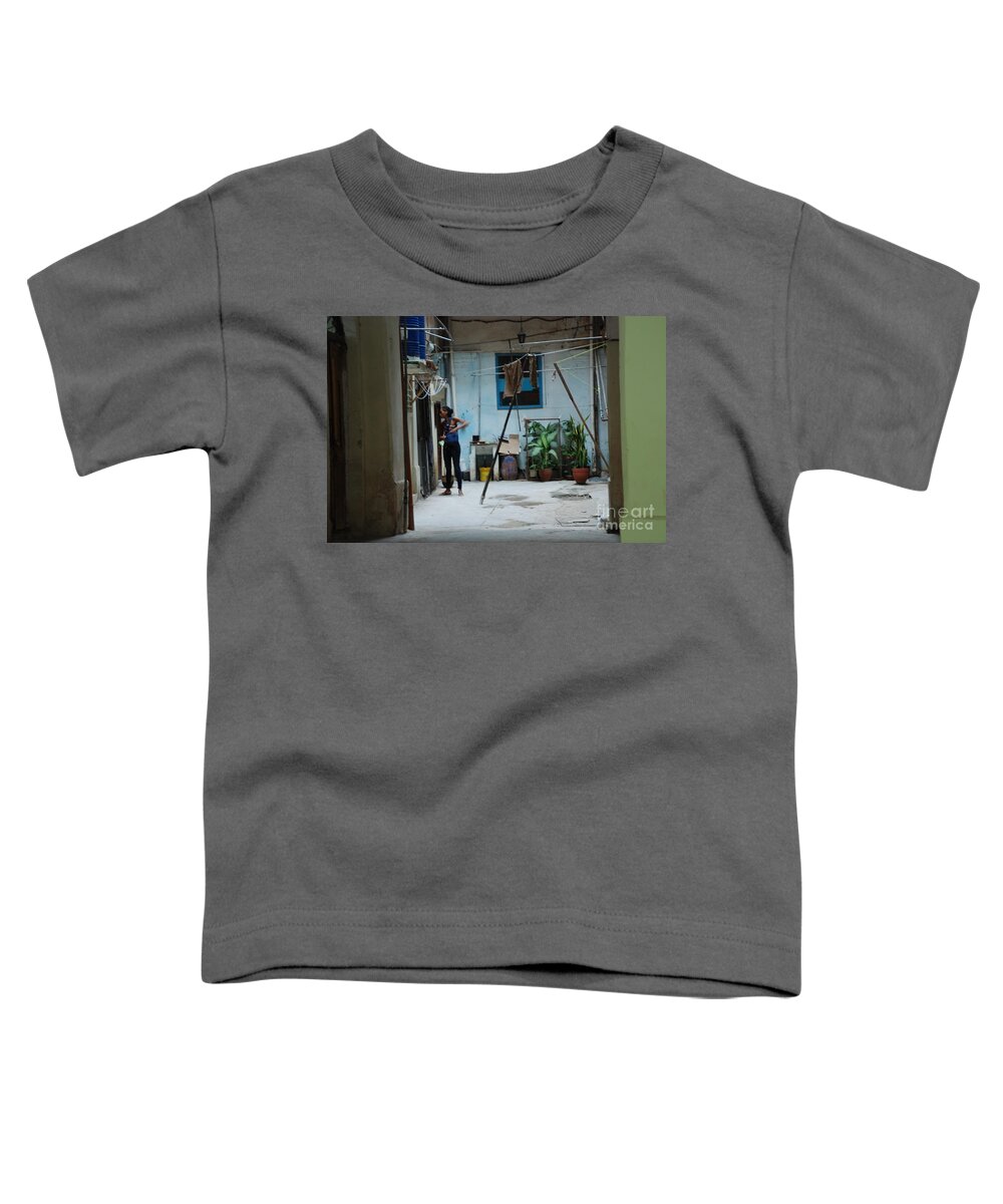 Cuba Toddler T-Shirt featuring the photograph Entrance by Jim Goodman