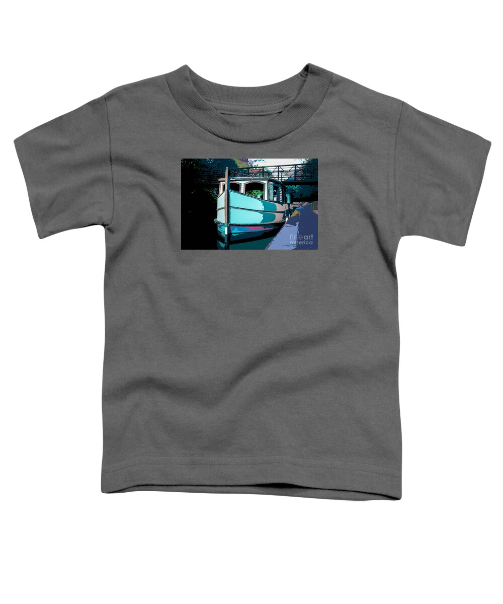 Erie Toddler T-Shirt featuring the photograph Erie Canal at Grand Rapids by Michael Arend