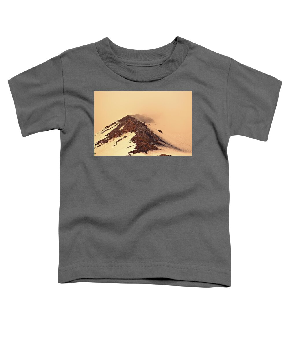 Spring Thaw Toddler T-Shirt featuring the photograph Etna by Richard Ortolano