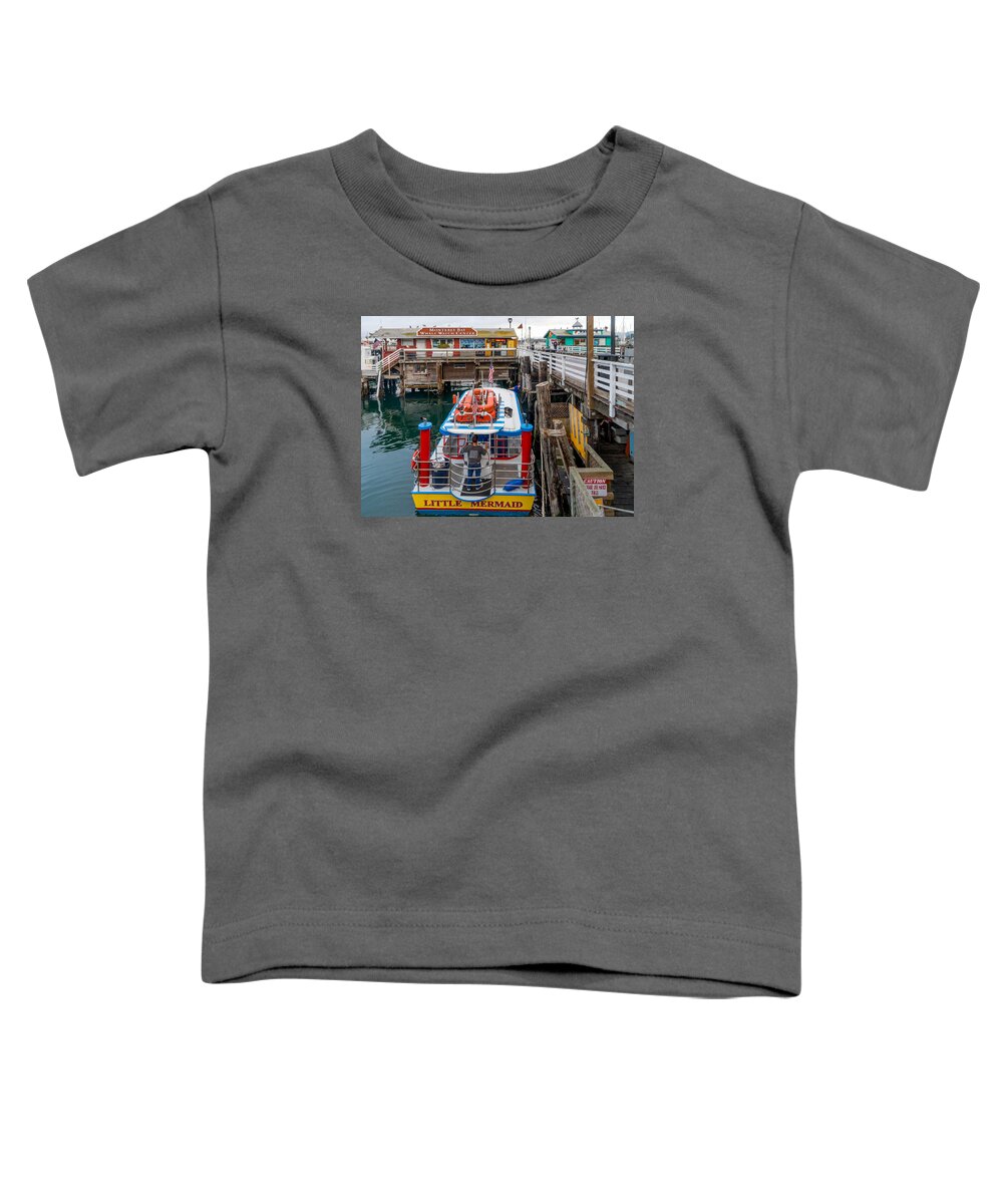 Monterey Toddler T-Shirt featuring the photograph Excursion Boat by Derek Dean