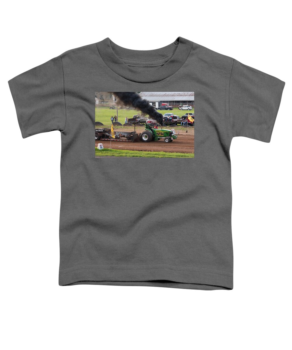 John Deere Toddler T-Shirt featuring the photograph Eye of the Tiger by Holden The Moment