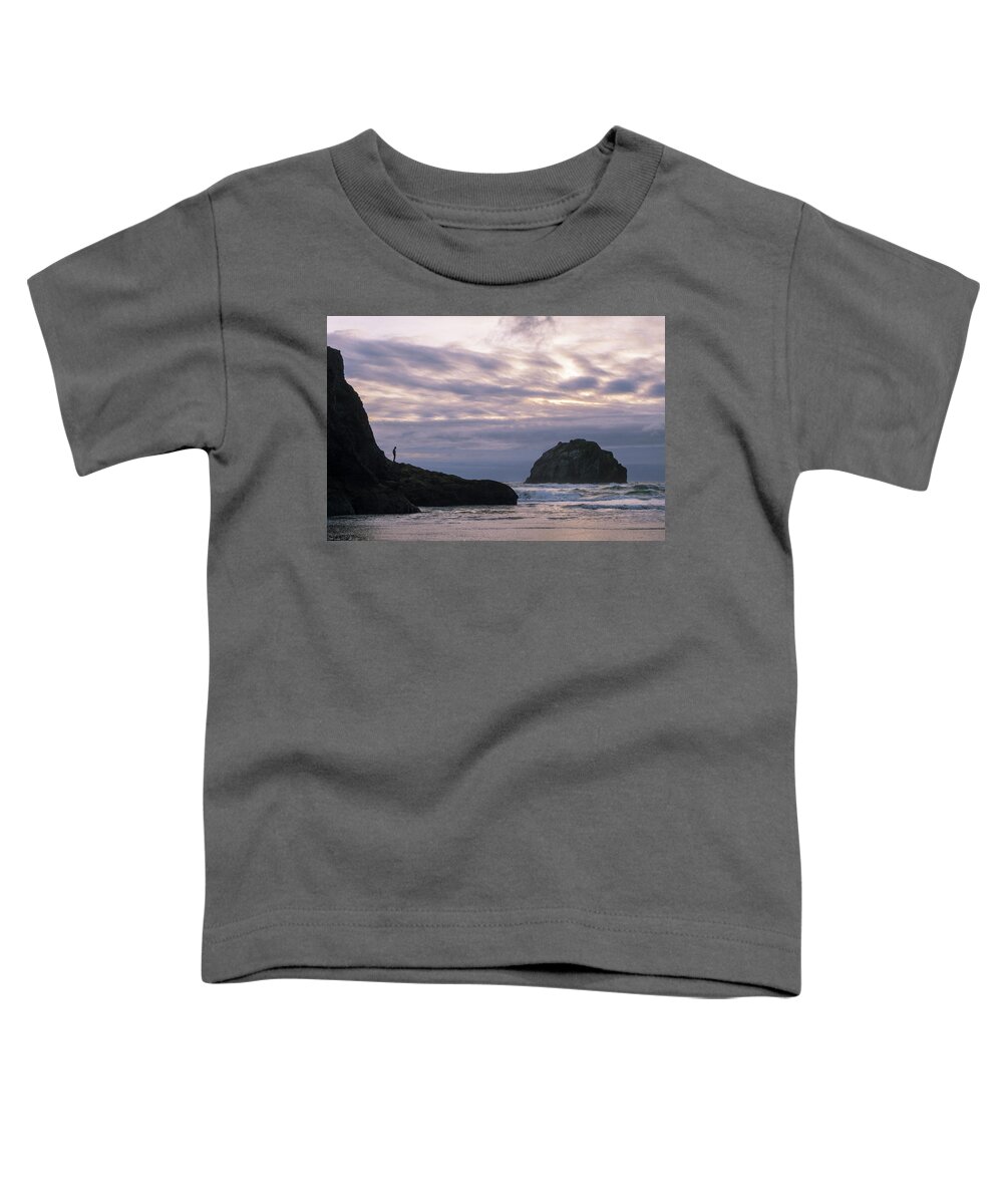 Ocean Toddler T-Shirt featuring the photograph Face Time by Steven Clark