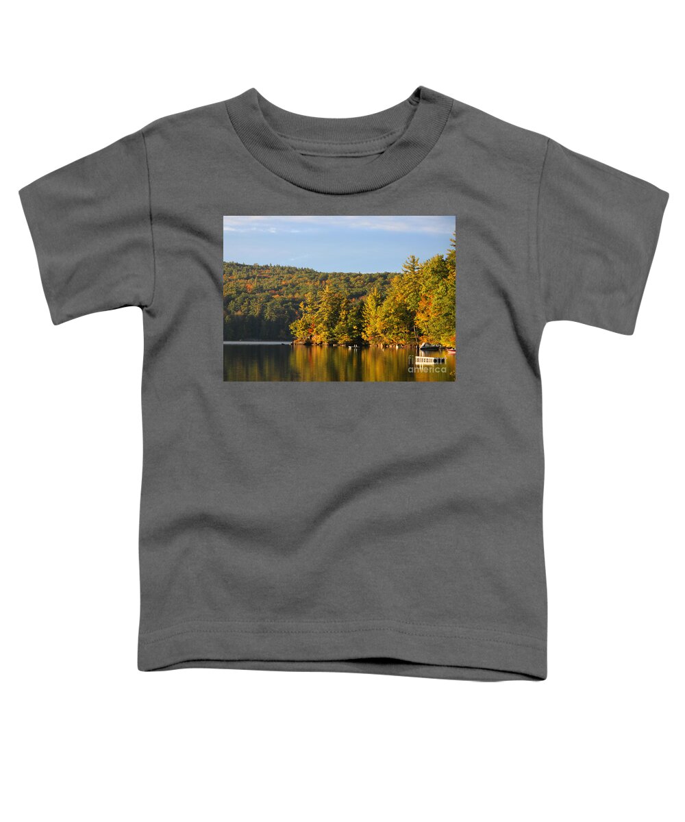 2012 Toddler T-Shirt featuring the photograph Fall Reflection by Mike Mooney