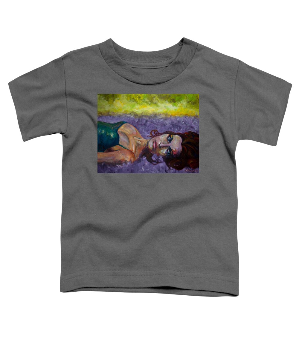 Expressive Toddler T-Shirt featuring the painting Fallen by Jason Reinhardt