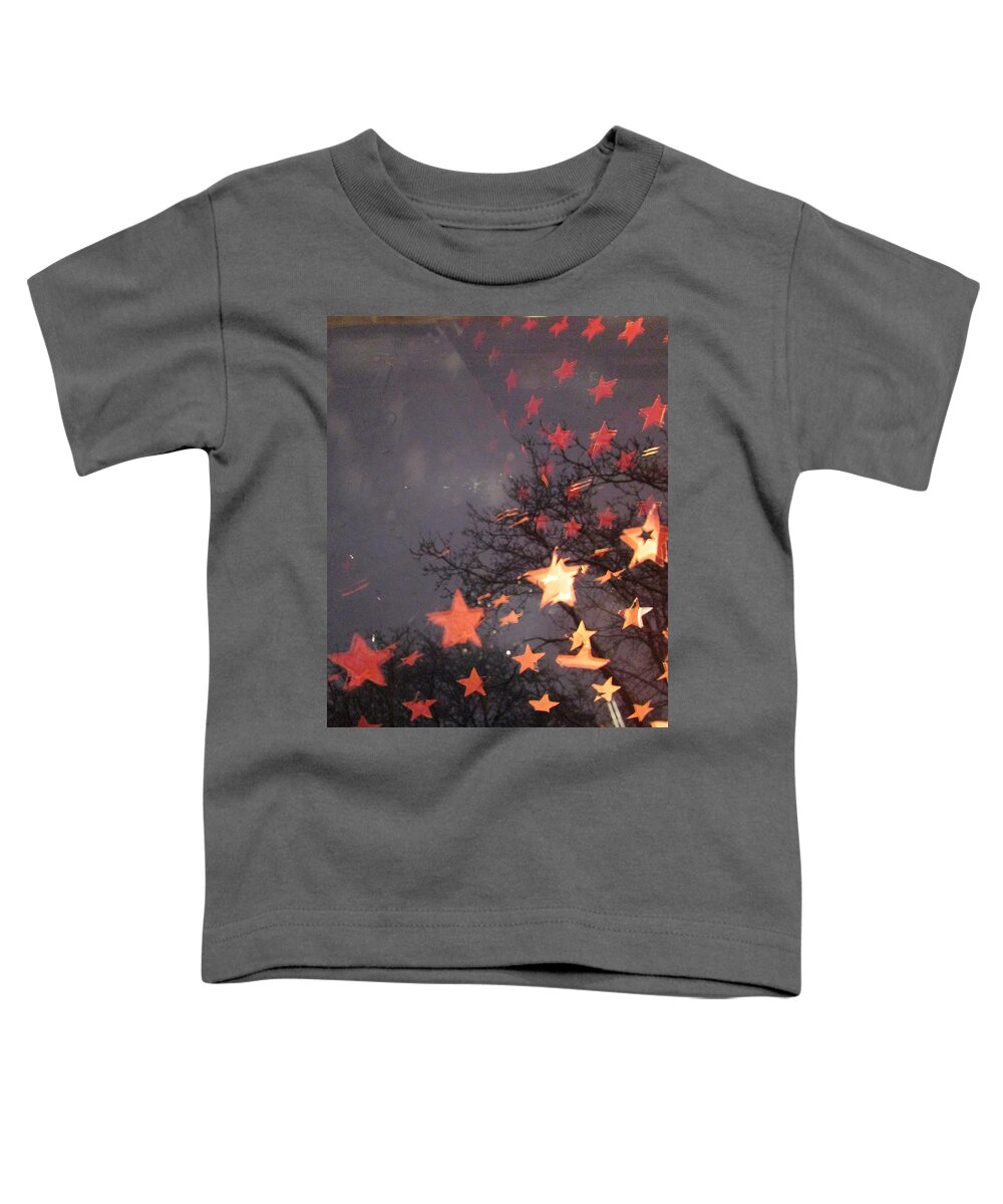 Stars Toddler T-Shirt featuring the photograph Falling stars and I wish.... by Rosita Larsson