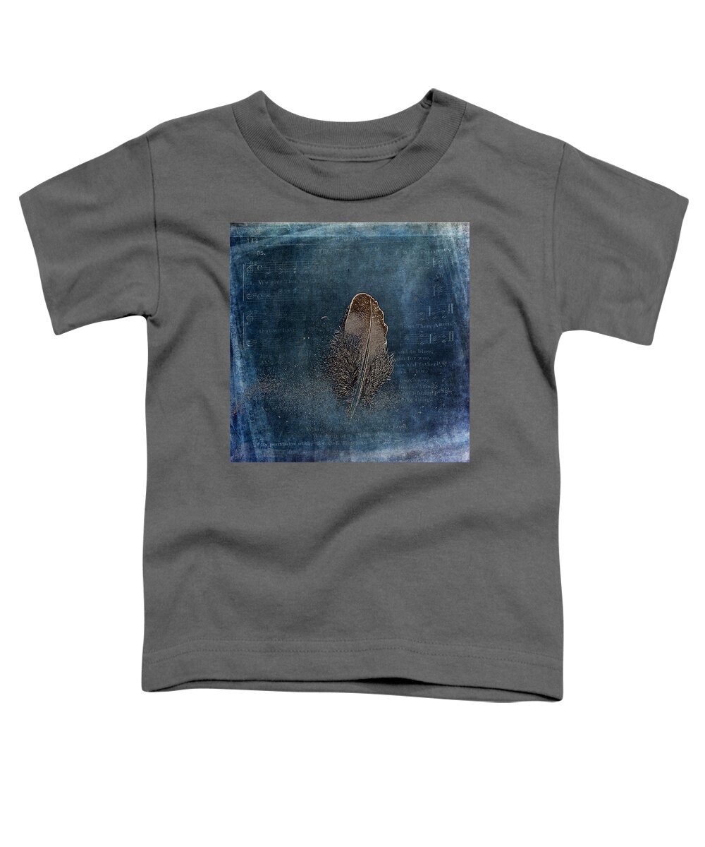 Texture Toddler T-Shirt featuring the photograph Feather with Meaning by Randi Grace Nilsberg
