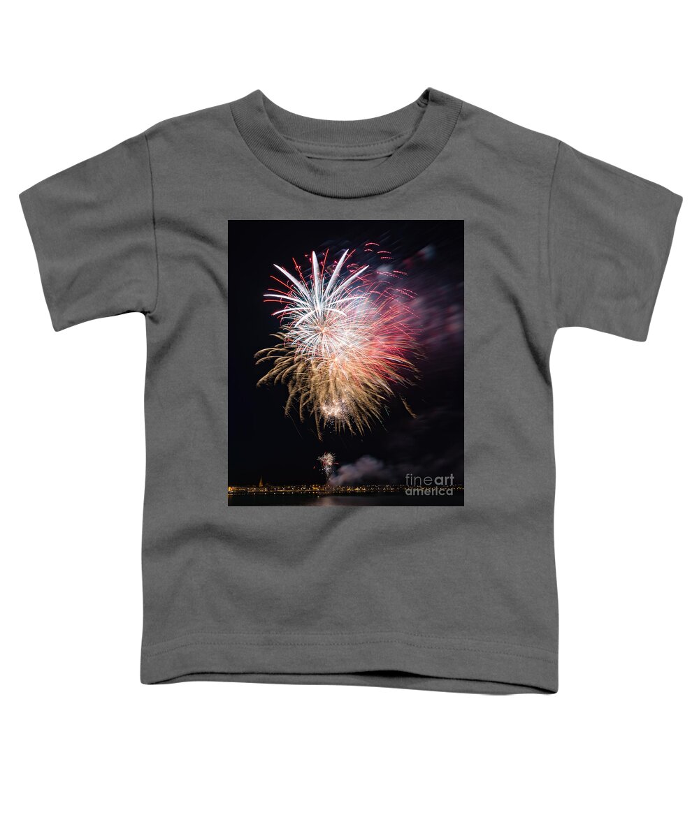 Fireworks Toddler T-Shirt featuring the photograph Fireworks #5 by Colin Rayner
