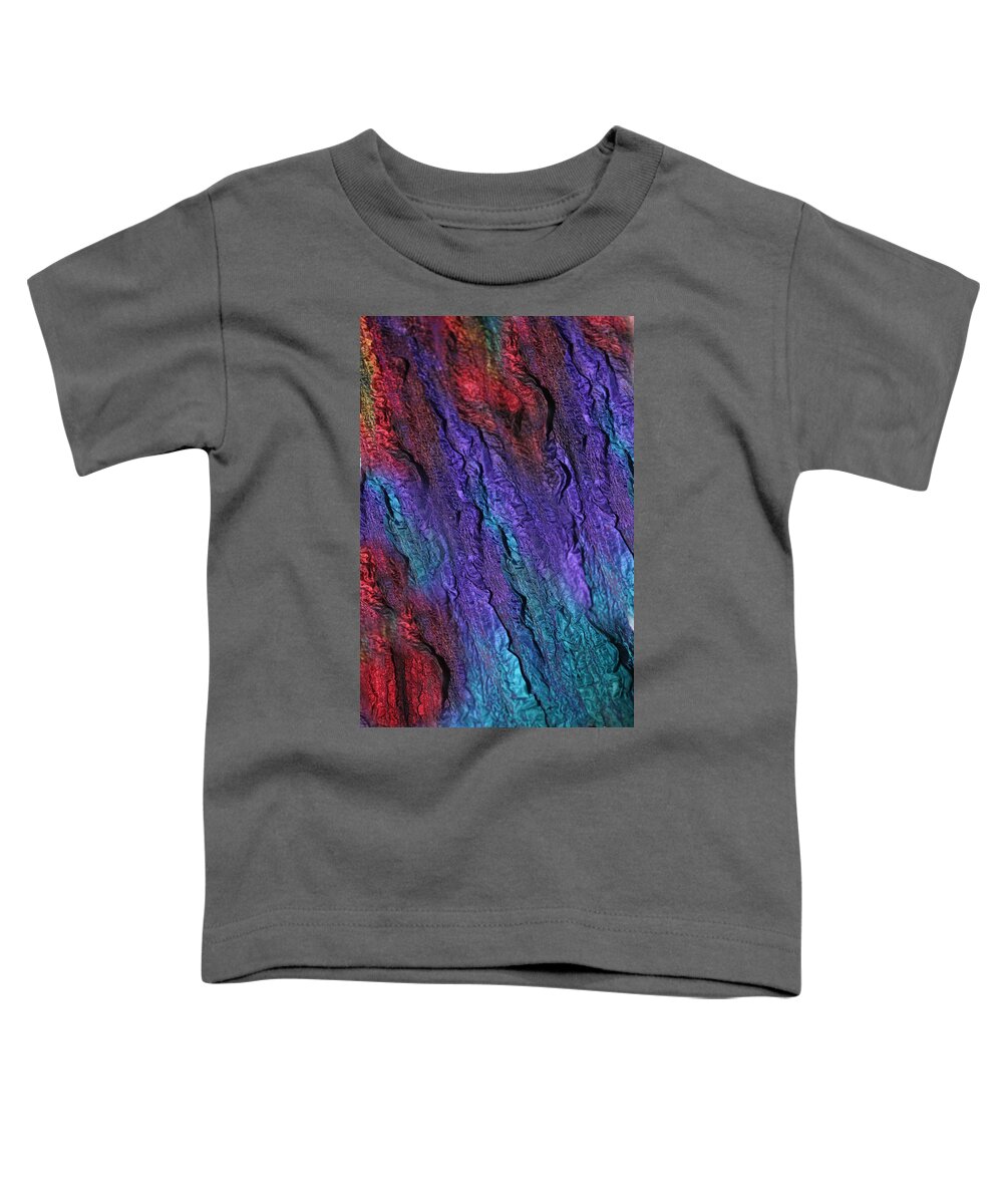 Russian Artists New Wave Toddler T-Shirt featuring the photograph Flaming Ametyst by Marina Shkolnik
