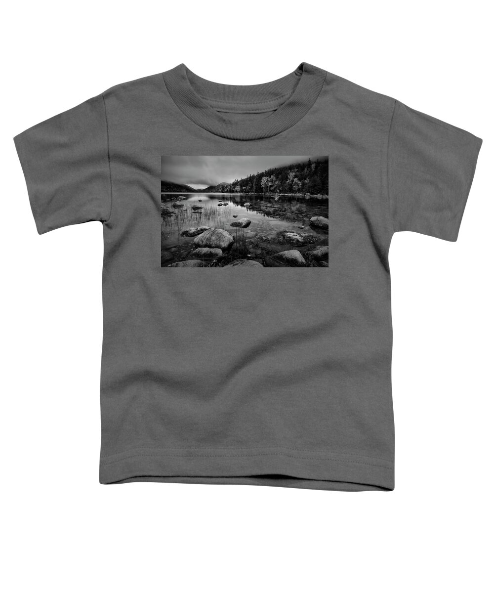 Jon Evan Glaser Toddler T-Shirt featuring the photograph Fog on Bubble Pond by Jon Glaser