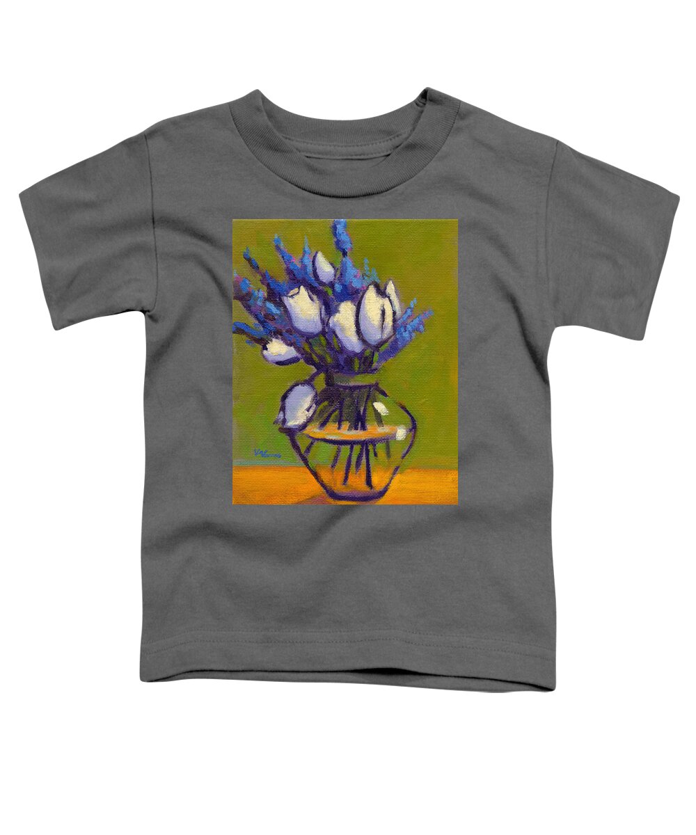 Still Toddler T-Shirt featuring the painting For You by Konnie Kim