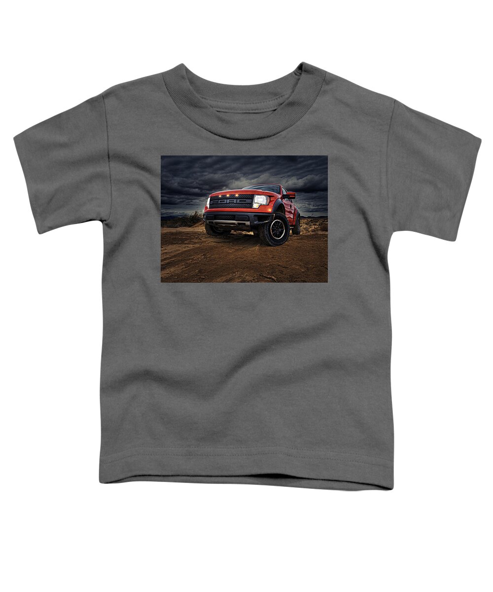 Ford Truck Toddler T-Shirt featuring the photograph Ford F 150 Raptor by Movie Poster Prints