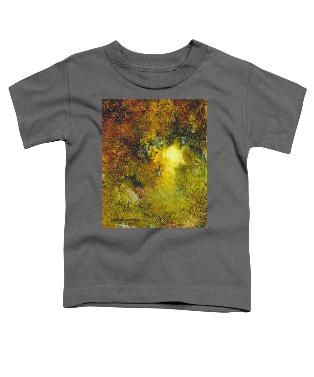 Forest Toddler T-Shirt featuring the painting Forest Light 65 by David Ladmore